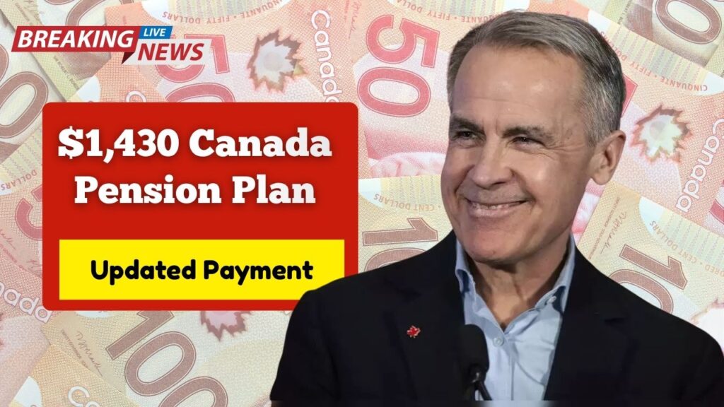 $1,430 Canada Pension Plan- Updated Payment Schedule & Eligibility Guide