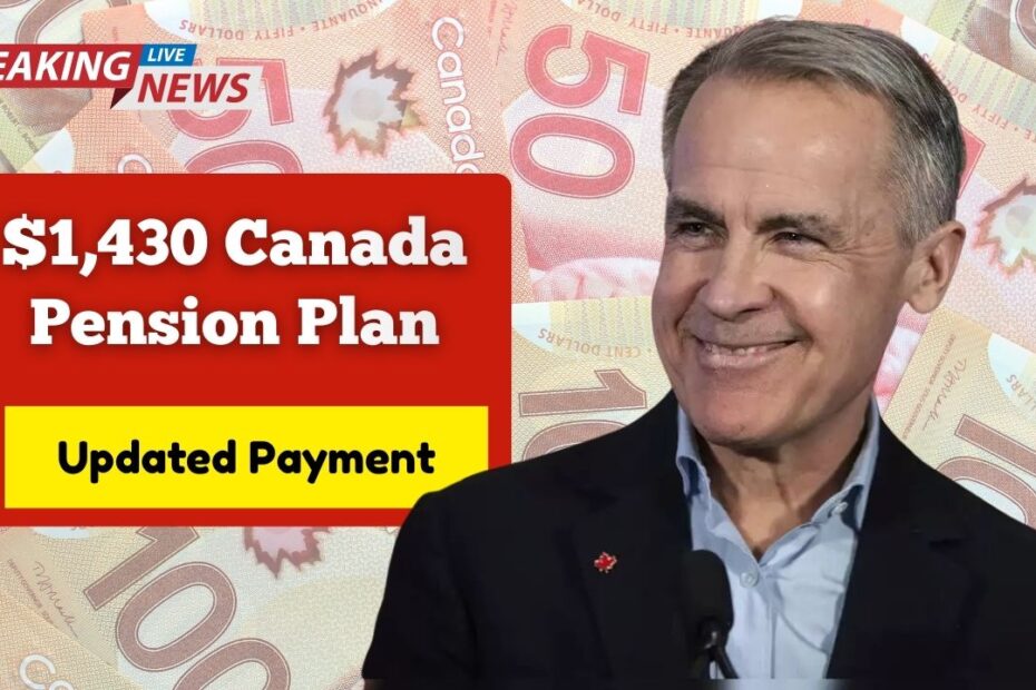 $1,430 Canada Pension Plan- Updated Payment Schedule & Eligibility Guide