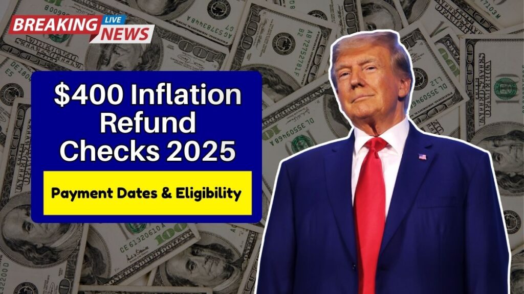 $400 Inflation Refund Checks 2025 - Payment Dates, Eligibility & Claim Steps