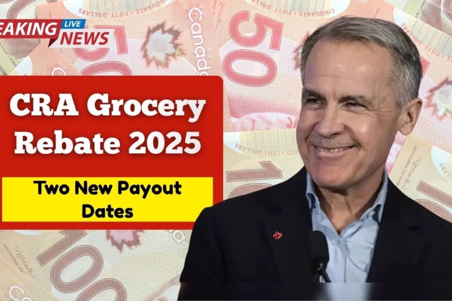 CRA Grocery Rebate 2025- Two New Payout Dates Announced For Millions Of Canadians