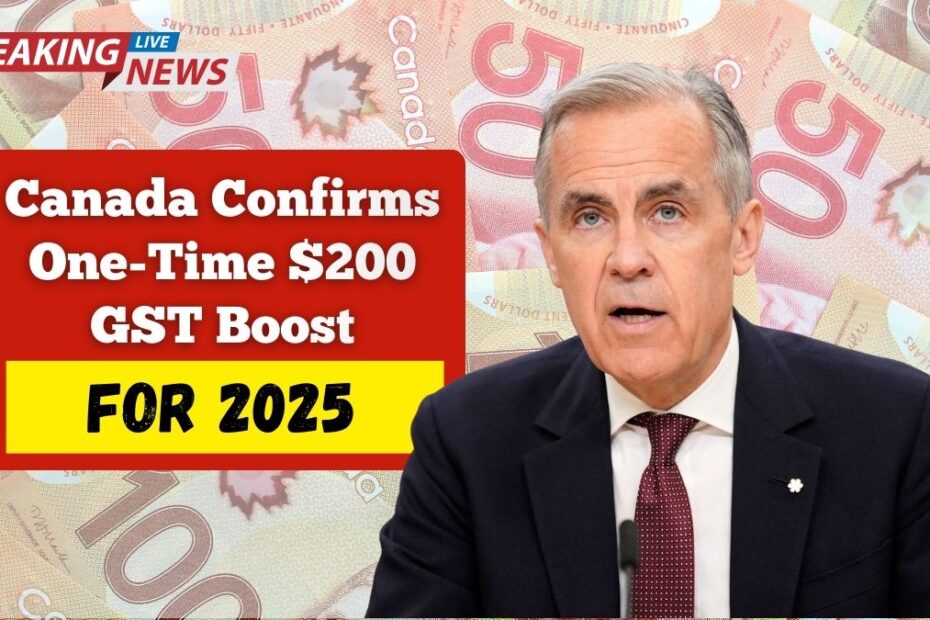 Canada Confirms One-Time $200 GST Boost for 2025
