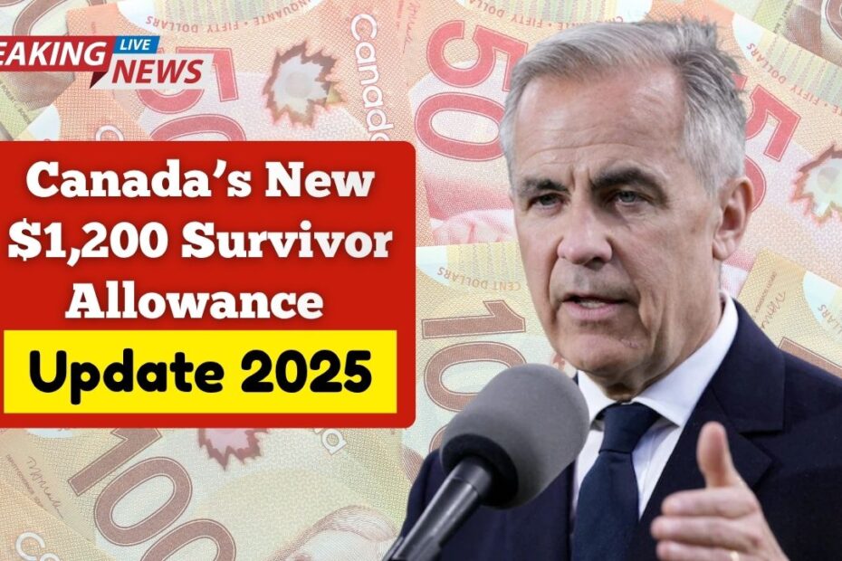 Canada’s New $1,200 Survivor Allowance Update 2025 – Check Your Eligibility For The November Payment