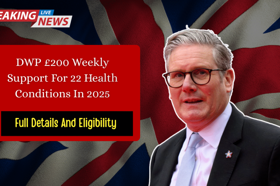 DWP £200 Weekly Support For 22 Health Conditions In 2025