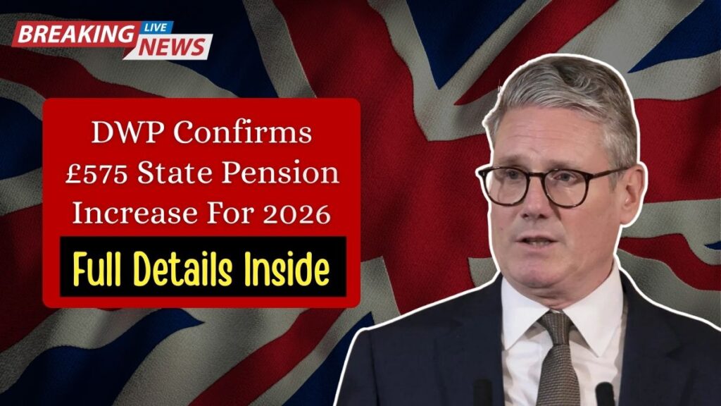 DWP Confirms £575 State Pension Increase For 2026 - Full Details Inside