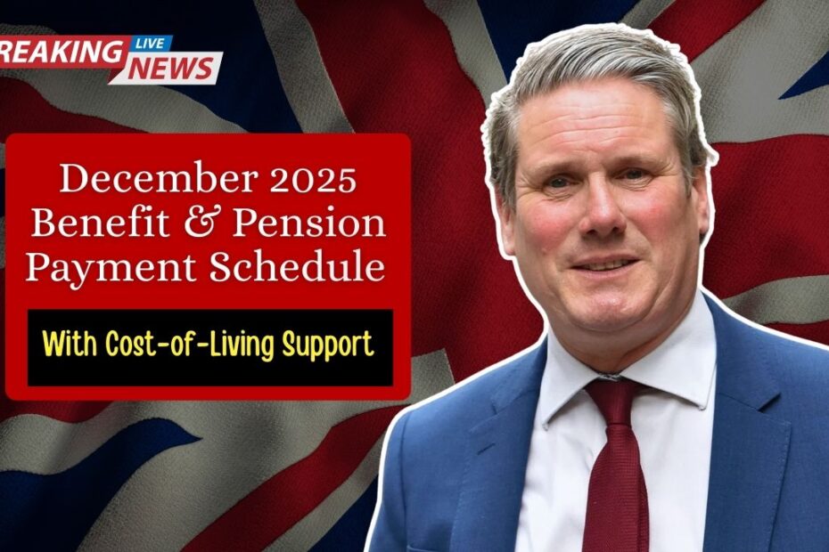 December 2025 Benefit & Pension Payment Schedule With Cost-of-Living Support