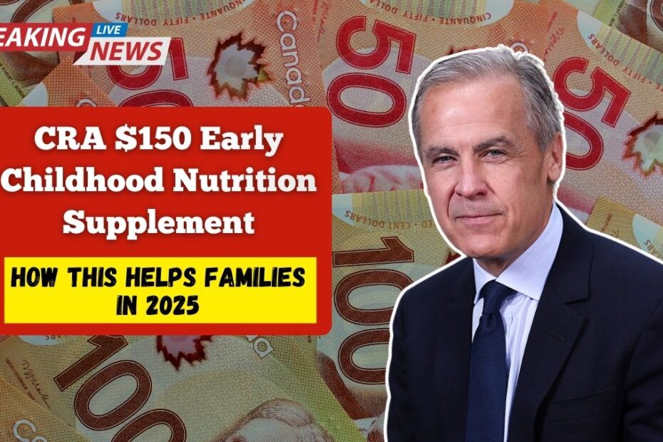 How The CRA $150 Early Childhood Nutrition Supplement Helps Families In 2025