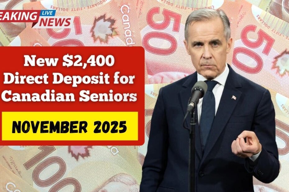 New $2,400 Direct Deposit for Canadian Seniors – What to Know for November 2025