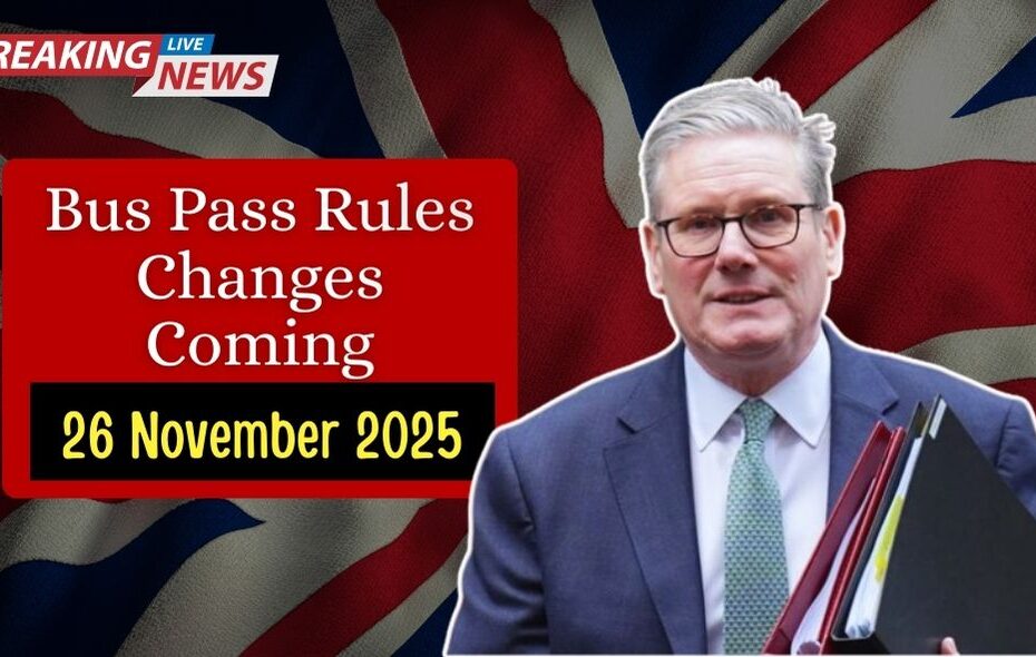 Officially: Bus Pass Rules Changes Coming 26 November 2025 – What Every UK Resident Should Know