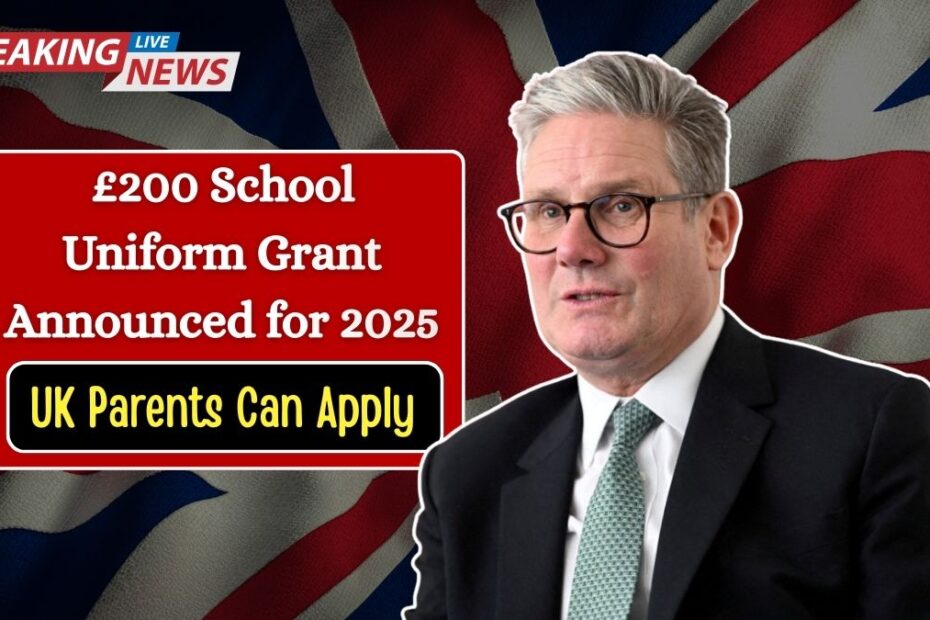£200 School Uniform Grant Announced for 2025 — How UK Parents Can Apply for Financial Support
