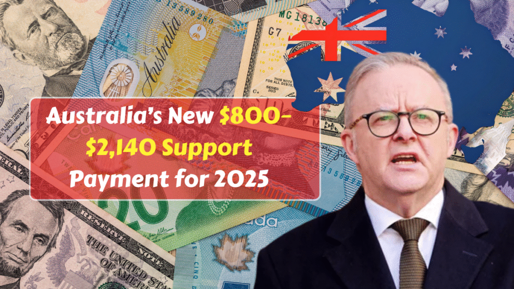 Australia’s New $800–$2,140 Support Payment for 2025
