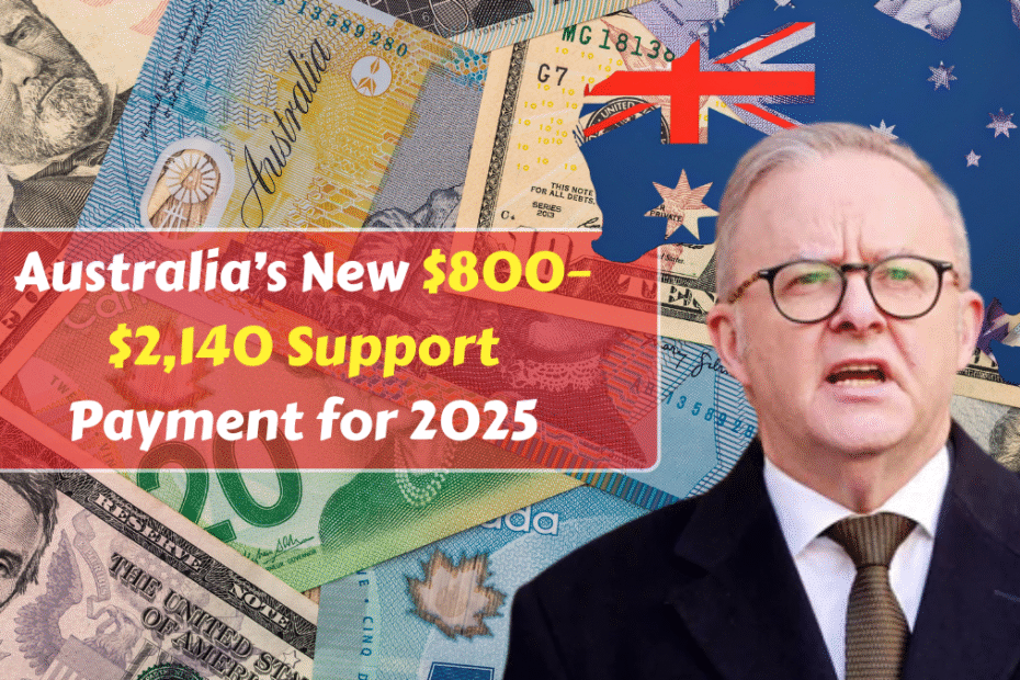Australia’s New $800–$2,140 Support Payment for 2025