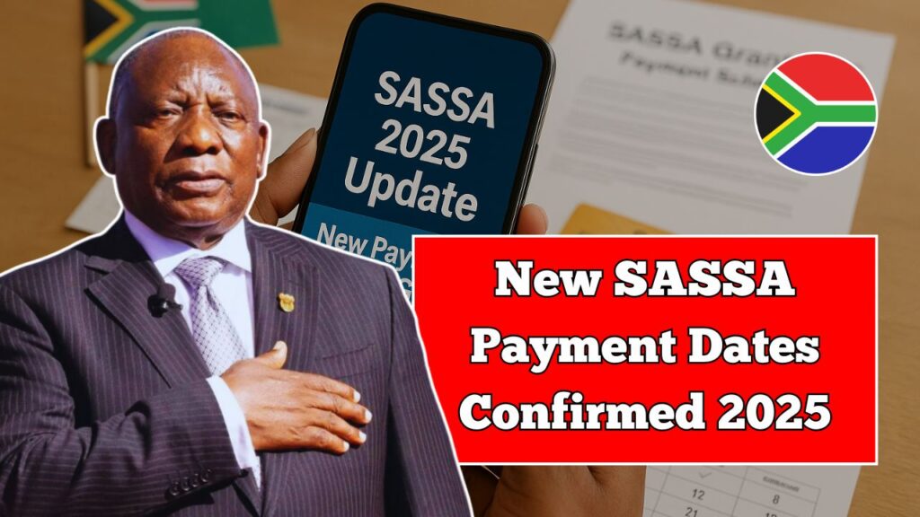 New SASSA Payment Dates Confirmed Alongside Major 2025 Grant Boost