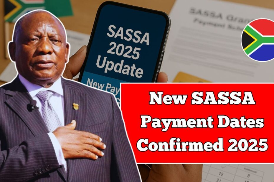 New SASSA Payment Dates Confirmed Alongside Major 2025 Grant Boost