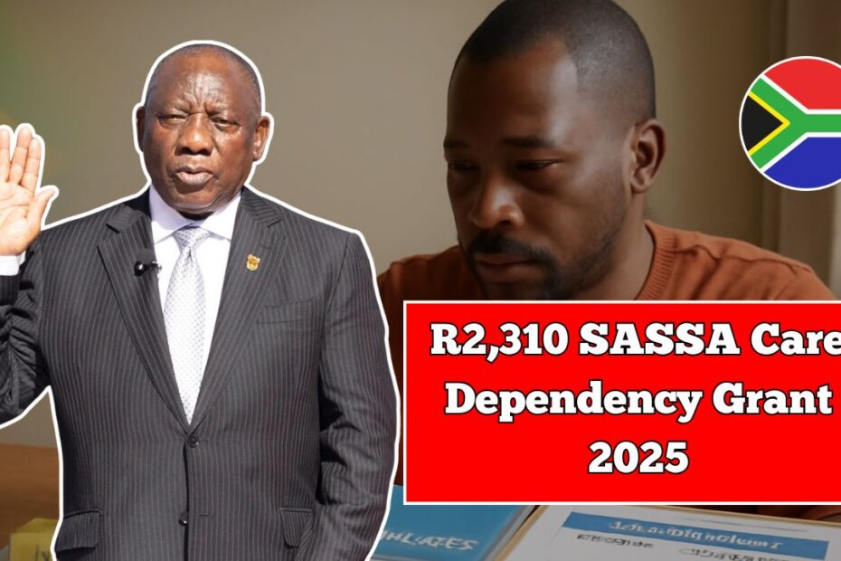 R2,310 SASSA Care Dependency Grant 2025 - Full Eligibility, Documents & Payment Dates