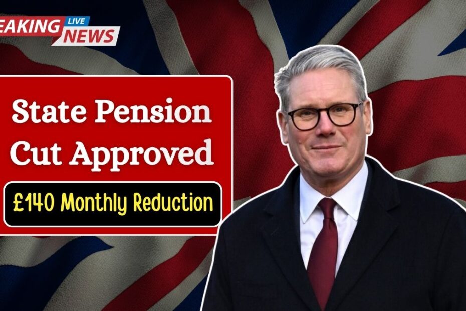 State Pension Cut Approved : £140 Monthly Reduction Starting December 2025